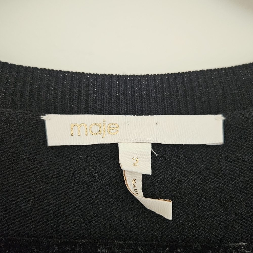 Maje Ralia Knit Skater Dress - Picture 13 of 16
